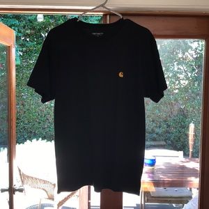 Men’s Carhartt WIP T-Shirt - Black//Gold